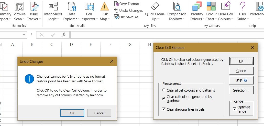 Quickly undo changes with Rainbow 11.2