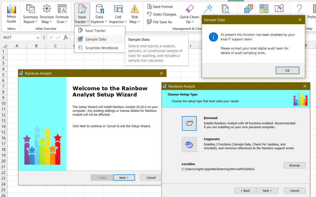 New corporate setup options in v24.02.0