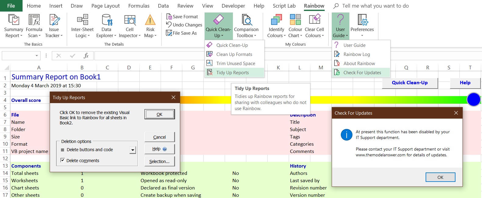 Corporate integration in Rainbow 11.3.1